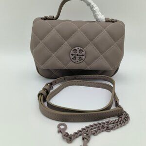 Tory Burch Chanel style diamond chain bag